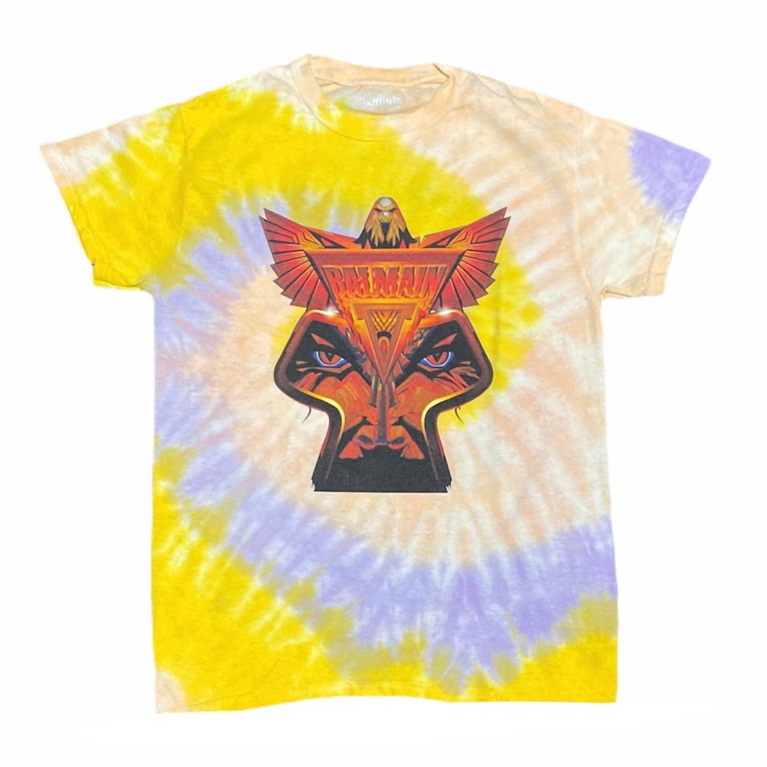 New Bleach Goods Mens Eagle Eyes Tee In Tie Dye